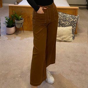 Who What Where Brown Cropped Pants